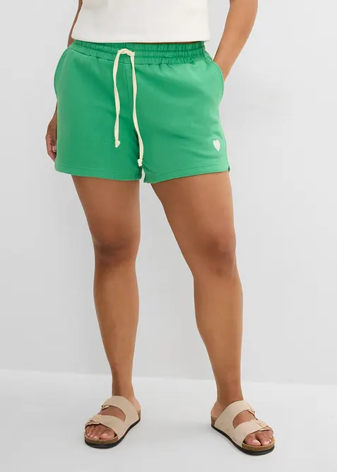 Sweatshorts i ekologisk bomull, bonprix