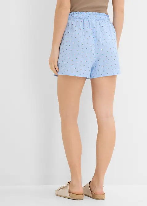 Dra p&aring;-shorts i luftig muslin, bonprix