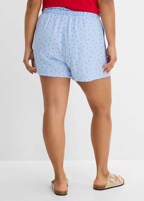 Dra p&aring;-shorts i luftig muslin, bonprix