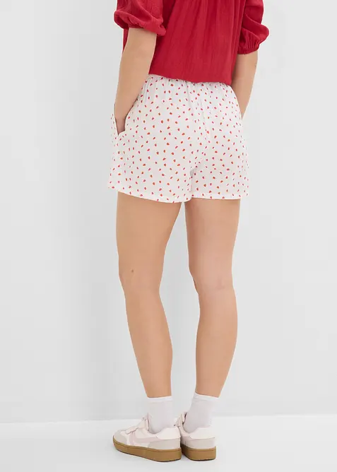 Dra p&aring;-shorts i luftig muslin, bonprix