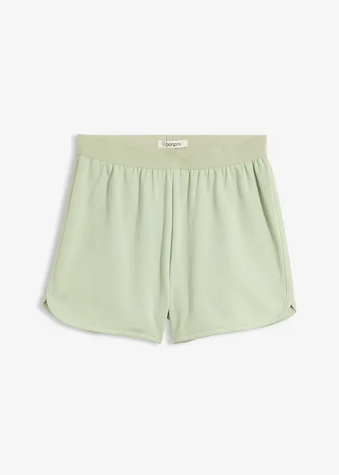 Sweatshirtshorts med rundad nederkant, bonprix