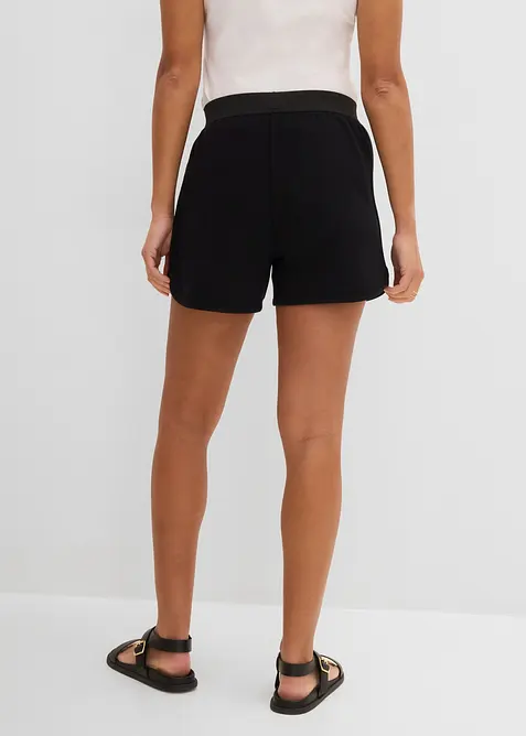 Sweatshirtshorts med rundad nederkant, bonprix