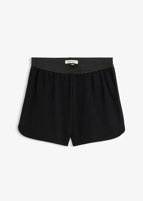 Sweatshirtshorts med rundad nederkant, bonprix