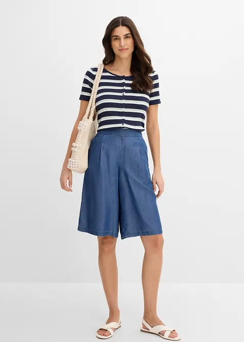 Shorts av lyocell, bonprix