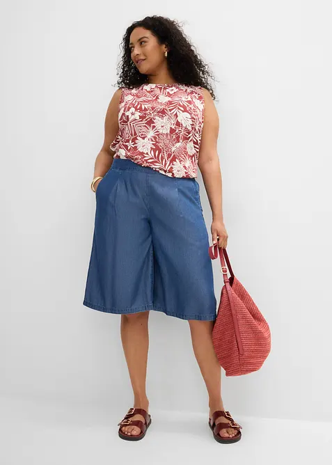 Shorts av lyocell, bonprix