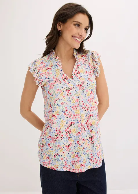 T-shirt i mjuk viskosmix, bonprix