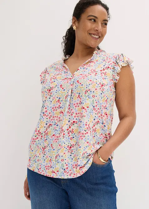 T-shirt i mjuk viskosmix, bonprix
