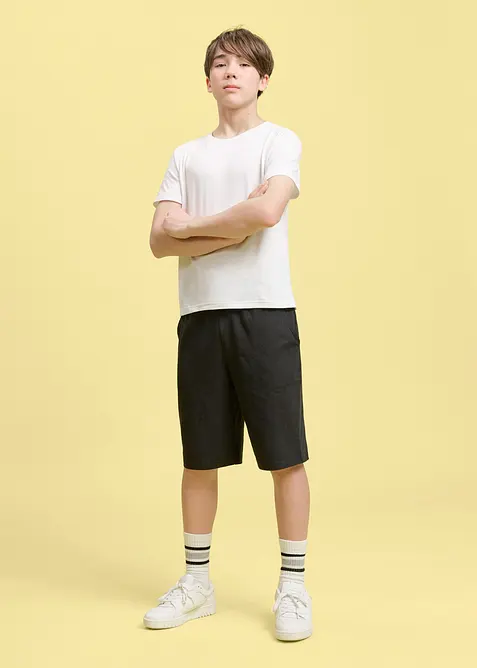 Trik&aring;shorts med ekologisk bomull (3-pack), bonprix