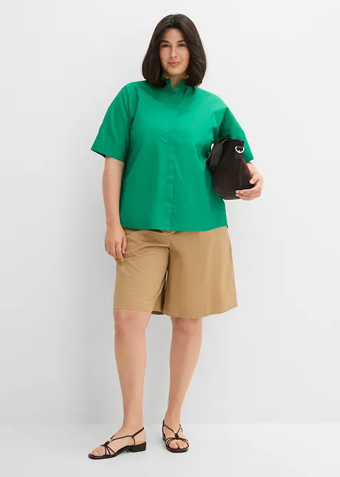 Blus i ekologisk bomull, bonprix