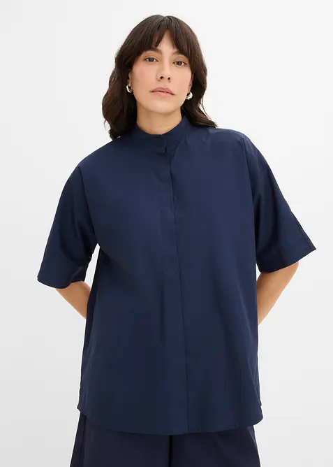 Blus i ekologisk bomull, bonprix
