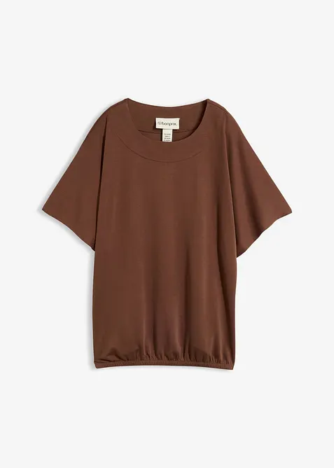 Oversizetopp i mjuk viskosmix, bonprix