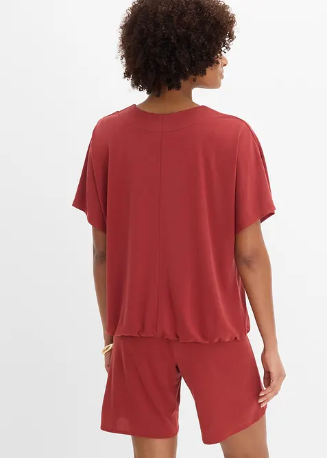 Oversizetopp i mjuk viskosmix, bonprix