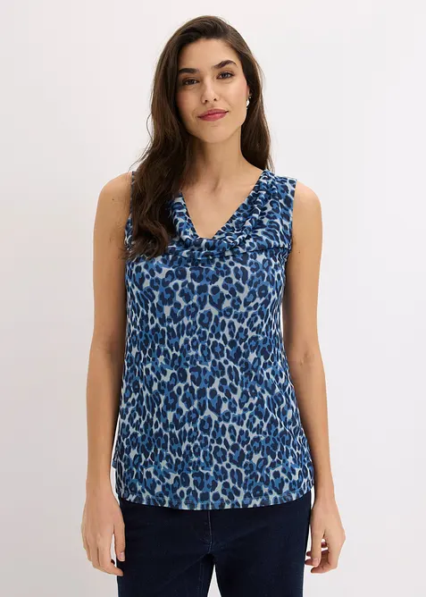 Linne med draperad ringning, bonprix