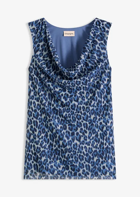 Linne med draperad ringning, bonprix