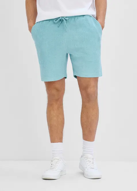 Shorts i frott&eacute; med bekv&auml;m midja, bonprix