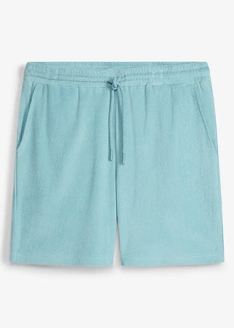 Shorts i frott&eacute; med bekv&auml;m midja, bonprix
