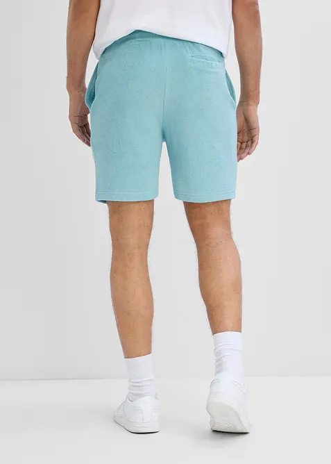 Shorts i frott&eacute; med bekv&auml;m midja, bonprix