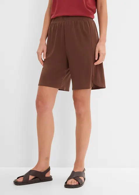 Dra p&aring;-shorts av mjuk viskosmix, bonprix