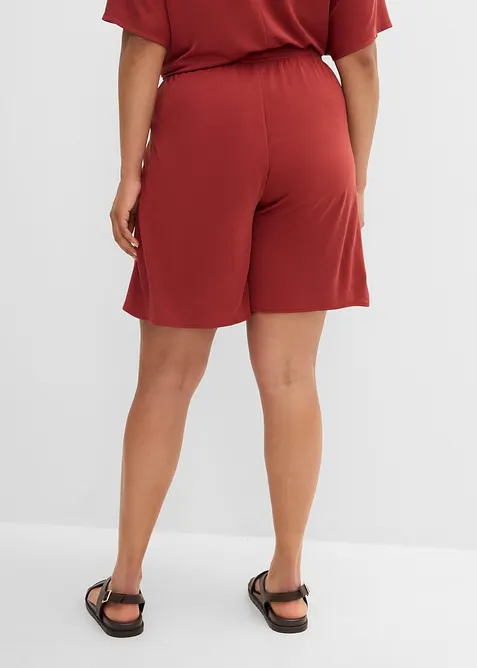 Dra p&aring;-shorts av mjuk viskosmix, bonprix