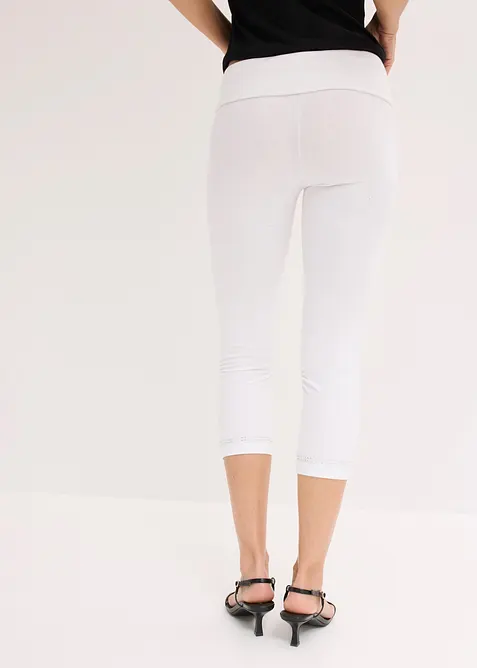 Caprileggings med glitter (2-pack), bonprix