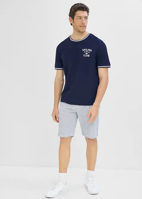 T-shirt i pik&eacute; av ekologisk bomull, bonprix