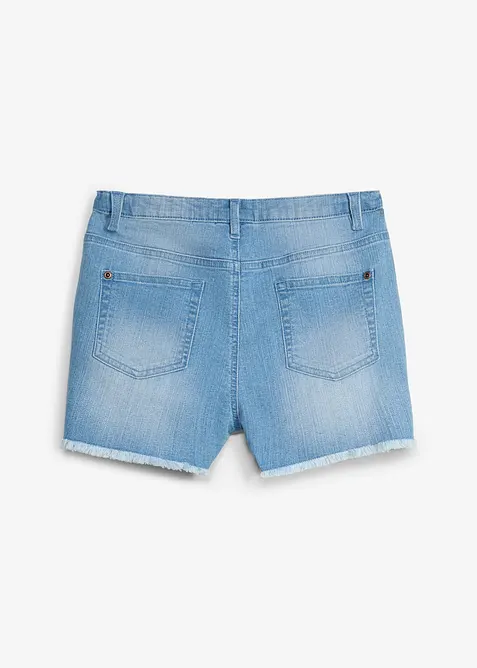 Jeansshorts med ekologisk bomull, Mid Waist, bonprix