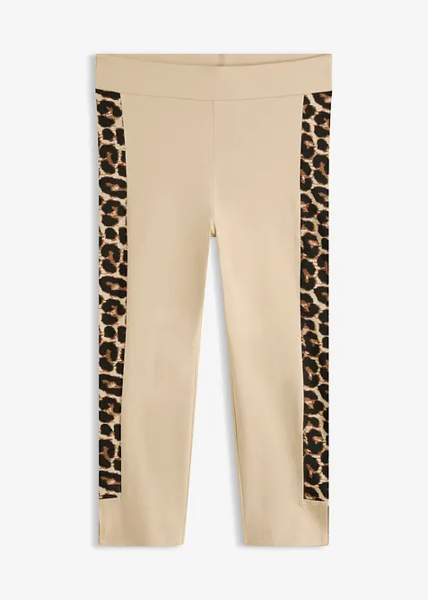 Caprileggings med leopardm&ouml;nster, bonprix
