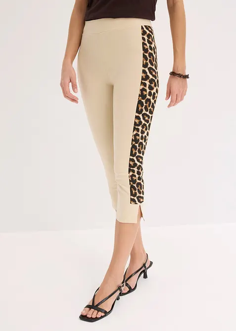 Caprileggings med leopardm&ouml;nster, bonprix