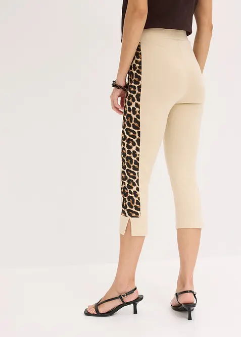 Caprileggings med leopardm&ouml;nster, bonprix
