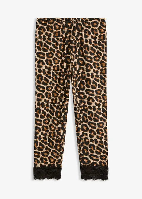 Caprileggings med spets, bonprix