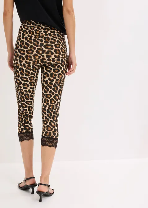 Caprileggings med spets, bonprix