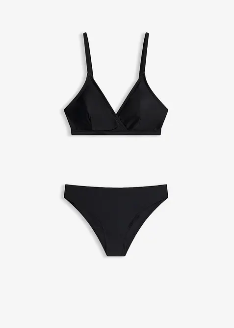 Bikini med h&ouml;gt skurna ben&ouml;ppningar (2 delar), bonprix