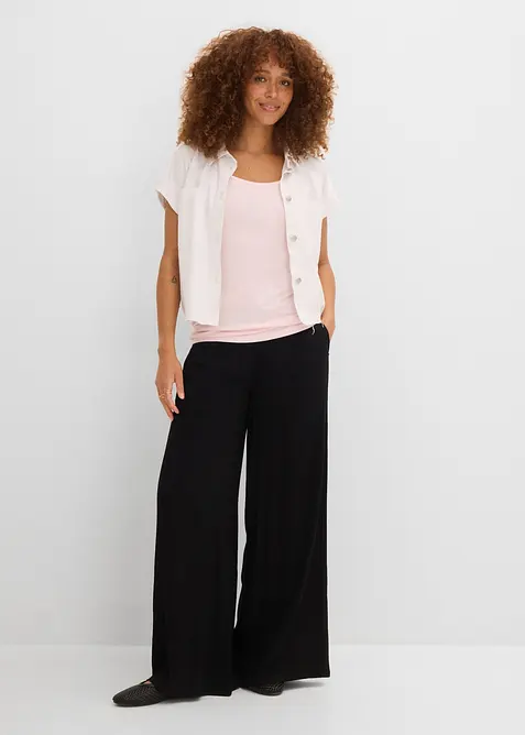 Linne med reglerbara, smala axelband (6-pack), bonprix