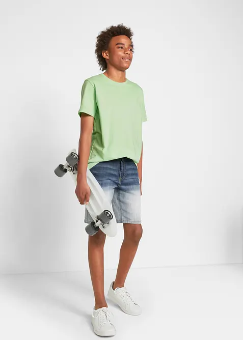 T-shirt (3-pack) i ren bomull, bonprix