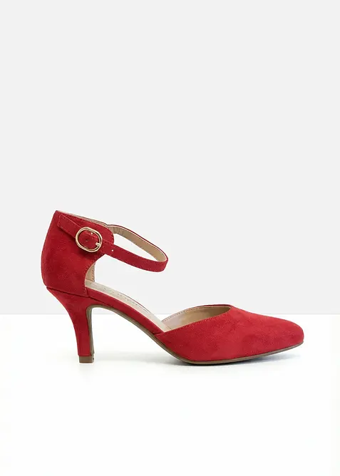 Pumps med remmar och smal klack, bonprix