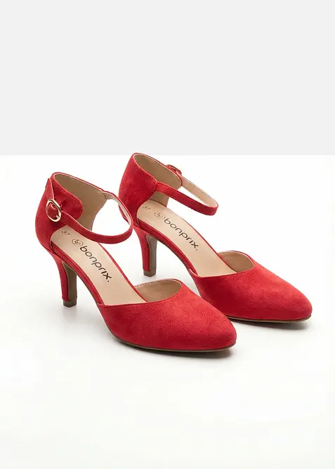 Pumps med remmar och smal klack, bonprix