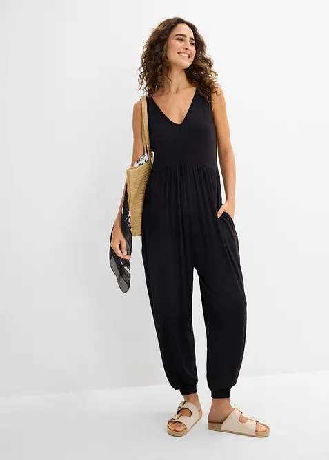 Jerseyjumpsuit av viskosmix, bonprix
