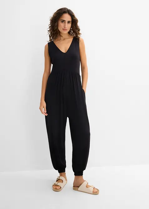 Jerseyjumpsuit av viskosmix, bonprix