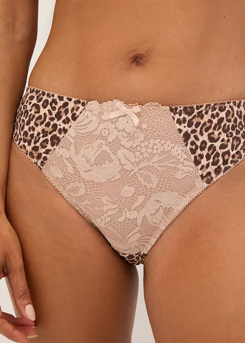 Trosa med leopardm&ouml;nster, bonprix