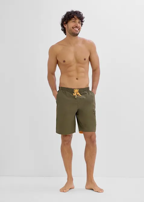 Badshorts med ficka p&aring; sidan, bonprix