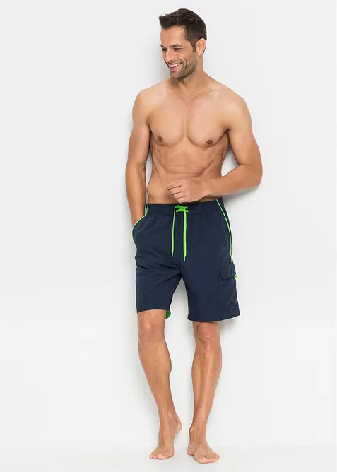 Badshorts med ficka p&aring; sidan, bonprix