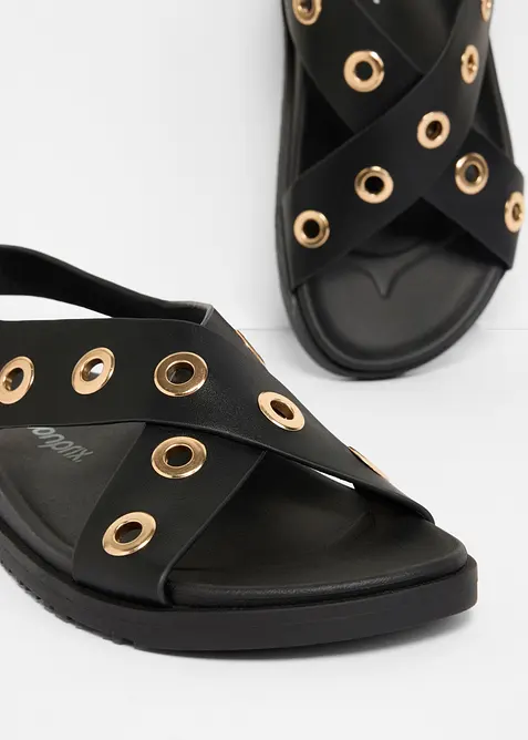 Sandal med &ouml;ljetter, bonprix
