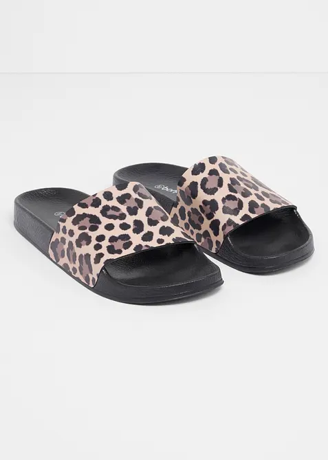 Toffla med leopardm&ouml;nster, bonprix