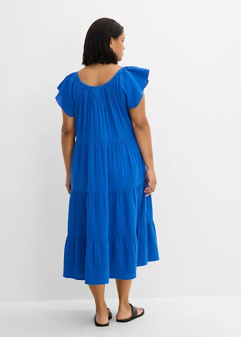 Kl&auml;nning av luftig muslin, bonprix