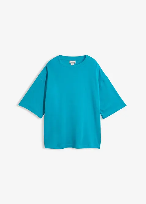 Oversizetopp av tjock jersey i ekologisk bomull, bonprix