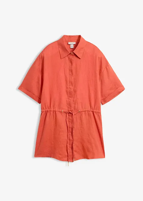 L&aring;ng blus i linne, bonprix