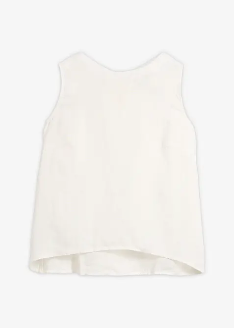 Blustopp av lin, bonprix
