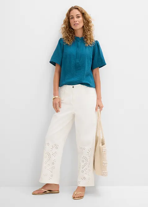 Blus i viskosmix, bonprix