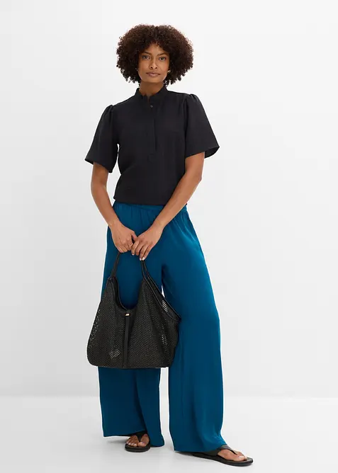 Blus i viskosmix, bonprix
