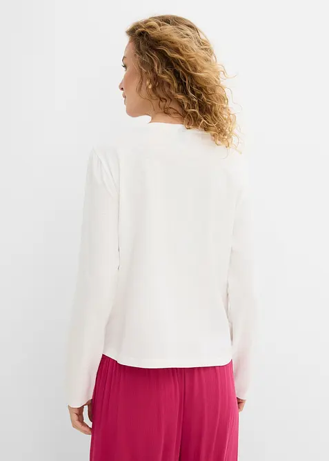 Spetstopp av bomullsjersey, bonprix